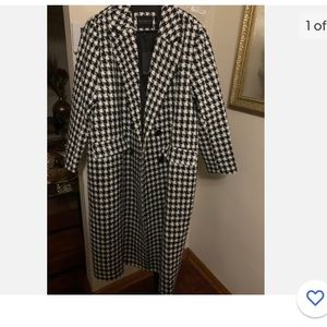 Houndstooth New w/Tags Long Coat 18/20